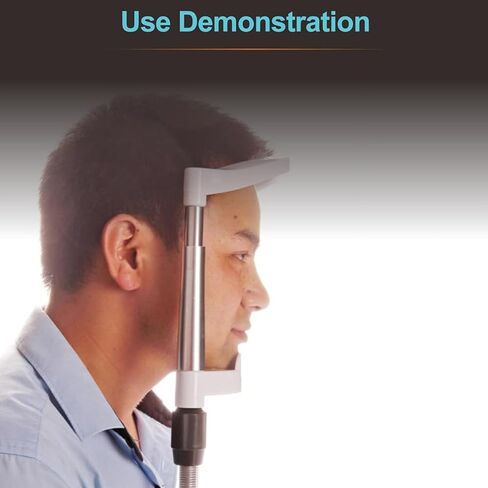 Optometry Lifting Chin Bracket, Forehead Support Optometry Accessories, Curved Ergonomic Chin Support for Auto Refractometer, Vision Training, Optical Instrument in Kuwait