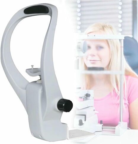 Adjustable Forehead Support & Chin Rest | Optometry Accessories | Vision Training Equipment | Ergonomic Design for Eye Exams | Compatible with Auto Refractometer- in Kuwait