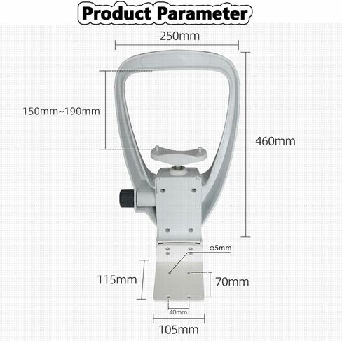 Adjustable Forehead Support & Chin Rest | Optometry Accessories | Vision Training Equipment | Ergonomic Design for Eye Exams | Compatible with Auto Refractometer- in Kuwait
