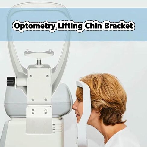 Adjustable Forehead Support & Chin Rest | Optometry Accessories | Vision Training Equipment | Ergonomic Design for Eye Exams | Compatible with Auto Refractometer- in Kuwait