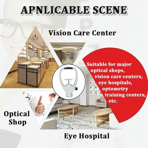 Forehead Optical Instrument Rest Bracket Set for Auto Refractometer and Other Devices Rest - Height Adjustment- in Kuwait