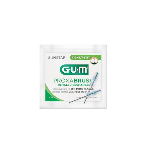 عبوات GUM Proxabrush Go-Betweens، ضيقة، 414PQF، مقبض دائم متوافق، عينة احترافية، 36 قطعة in Saudi Arabia