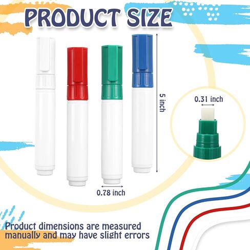 4 Pack Multiple Color Wire Marker Single Phase Set Waterproof Quick-Drying Marker Blue/red/White/Green in Saudi Arabia