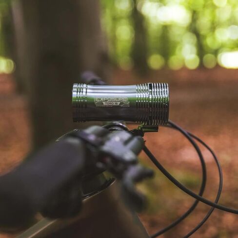 Exposure Lights Toro 16, Bike Light, Gunmetal Grey, IP67 Water Resistant, CNC-machined 6063 Aluminium, USB-C Rechargeable, 260g, Handlebar Mount, 7 Settings, 3850 Lumens in Kuwait