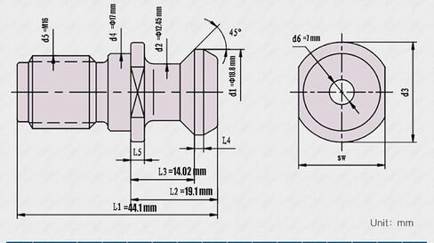SFX 10pcs Mazak BT40 Solid CNC Pull Stud Retention knob in Kuwait
