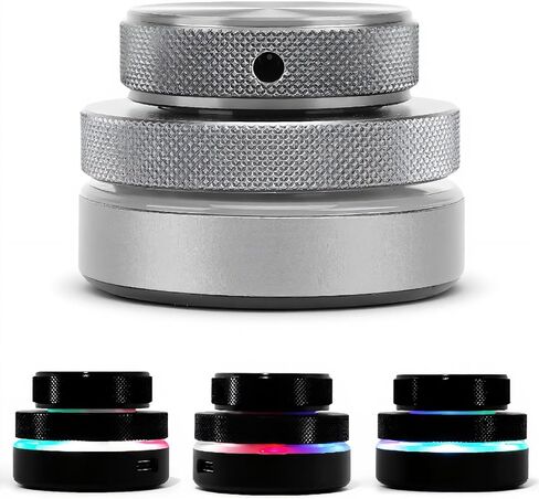 Wireless Multimedia Control Knob, 360 Rotation for Volume Short Video Browsing, 2.4G BT USB C with RGB Light for Phone Tablet PC in Kuwait