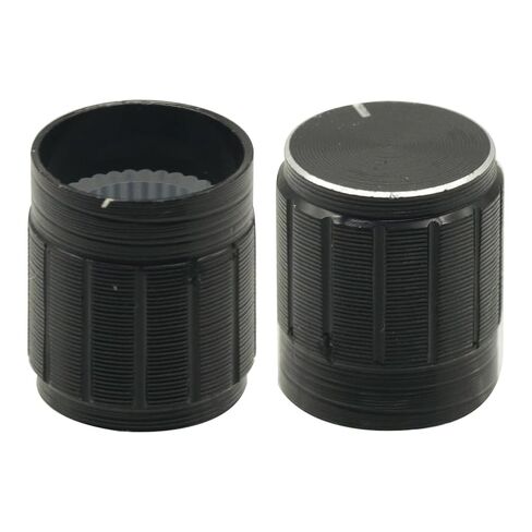 10PCS Black 6mm Potentiometer knob Caps Knurled Shaft Potentiometer Control Knob Diameter 15mmx17mm Aluminum Switch Knob in Saudi Arabia