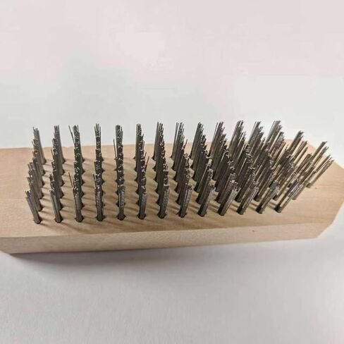 12 Pack 10.5 Inch Wire Brush, Stainless Steel Wire Brushes for Cleaning Rust, Wire Brush Set, Multi-Purpose Metal Brush for Slag & Rust Removal in Kuwait