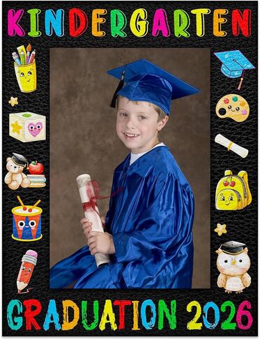 Prek Kindergarten Preschool Graduation Picture Frame 2025 - Prek Kindergarten Preschool Graduations Gifts for Kids Boys Girls Students My First Graduation Photo Frame 2025 in Saudi Arabia