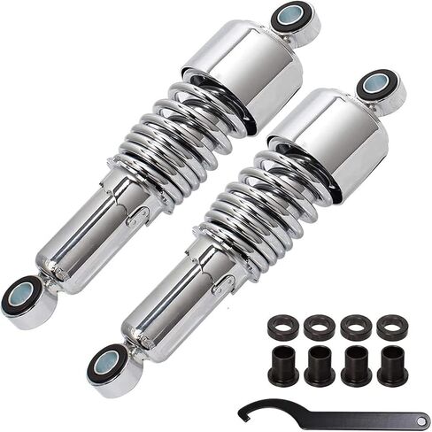 WFLNHB Motorcycle Rear Shocks Absorbers Round Hole 10.5inch 267mm Replacement for Sportster 883 1200 in Kuwait