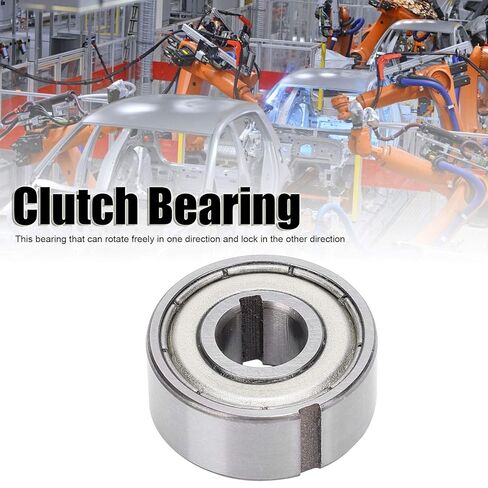 YWBL-WH CSK8PP One Way Bearing Clutch 8x22x9mm with Inner Keyway, High Rigidity Bearing Steel Overrunning Clutch for Industrial Machinery, Textile, Printer and Automotive Applications in Saudi Arabia
