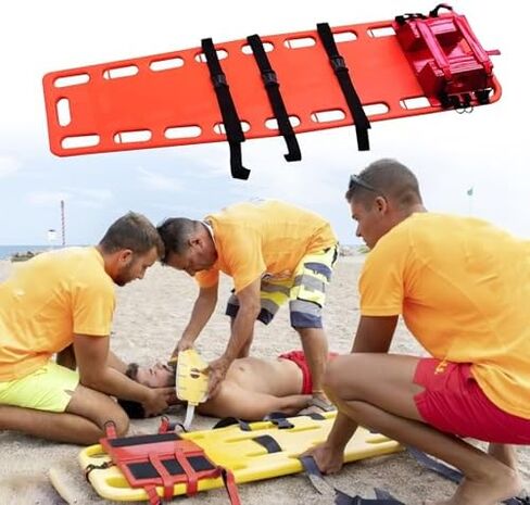 نقالة الإنقاذ في حالات الطوارئ مع لوحة الإنعاش القلبي الرئوي - نقالة حمام السباحة القابلة للنفخ مع حزام الأمان ودعم الرأس للاستجابة السريعة لحالات الطوارئ وسلامة رجال الإنقاذ in Saudi Arabia
