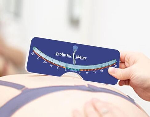 Professional Scoliosis Meter Spine Scoliometer Measurement Tool for Hospital Test Range 0-30° in Kuwait
