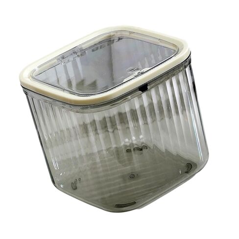 Guojiang Space Saving Push Open Desktop Waste Bin Transparents Cosmetic Organizers for Home Office Use in Kuwait