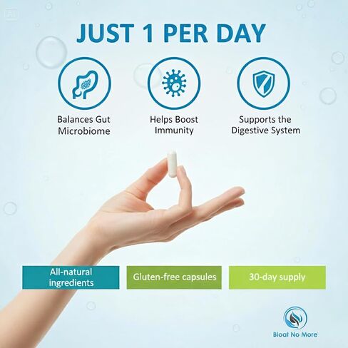 لا مزيد من البروبيوتيك 50 مليار وحدة تشكيل مستعمرة للنساء والرجال - مكمل يومي لدعم صحة الأمعاء والجهاز الهضمي، يساعد على دعم المناعة - بروبيوتيك رينو، 30 قطعة in Kuwait