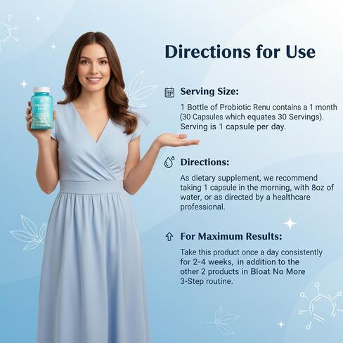 لا مزيد من البروبيوتيك 50 مليار وحدة تشكيل مستعمرة للنساء والرجال - مكمل يومي لدعم صحة الأمعاء والجهاز الهضمي، يساعد على دعم المناعة - بروبيوتيك رينو، 30 قطعة in Kuwait