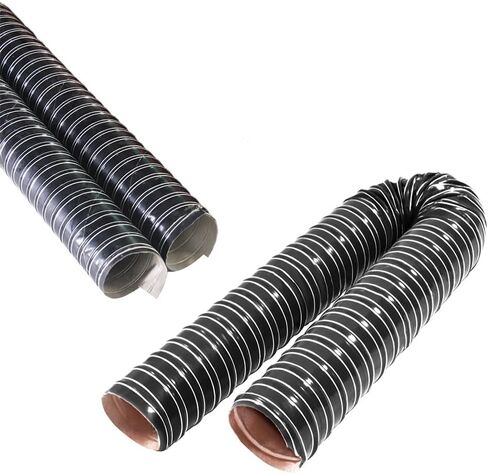 Flexible Silicone Air Duct Hose 2"-5" for Dryer Vent, Brake Cooling, & Duct Fan Systems - 90mm (3 1/2") Industrial Exhaust Fumes Ducting in Saudi Arabia