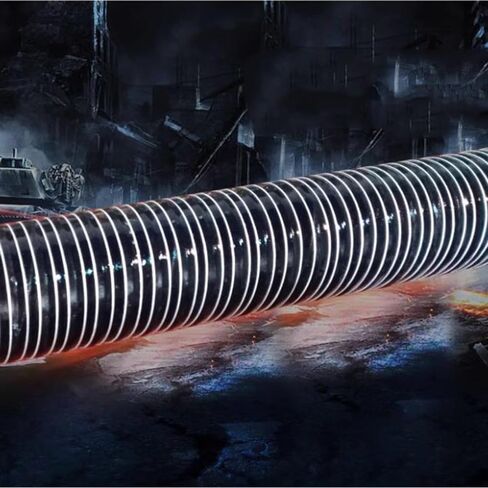 Flexible Silicone Air Duct Hose 2"-5" for Dryer Vent, Brake Cooling, & Duct Fan Systems - 90mm (3 1/2") Industrial Exhaust Fumes Ducting in Saudi Arabia