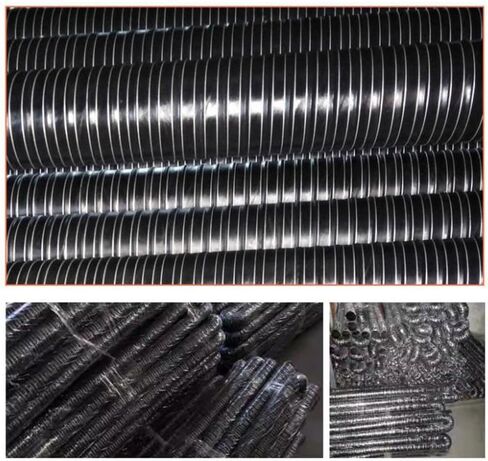 Flexible Silicone Air Duct Hose 2"-5" for Dryer Vent, Brake Cooling, & Duct Fan Systems - 90mm (3 1/2") Industrial Exhaust Fumes Ducting in Saudi Arabia