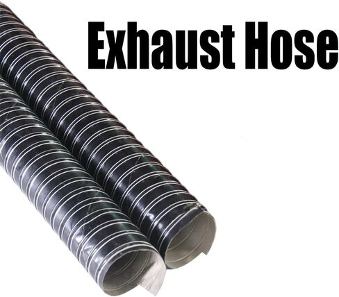 Flexible Silicone Brake Cooling Duct Hose - 203mm (8") Insulated Vent Pipe for Automotive Exhaust Fan, Dryer Vent, Induction Intake, Heat Resistance in Saudi Arabia