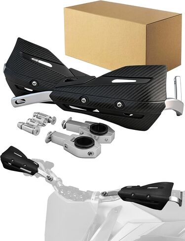 JFG Racing دراجة نارية يدوية ، Universal 7/8 "22mm و 1 1/8" مقبض المقبض 28 ملم بارتبيك الحراس اليدين in Saudi Arabia