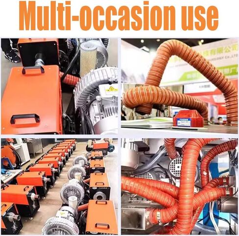Heavy-Duty 3in Silicone Brake Cooling Duct Hose - Flexible Ventilation & Heating for Automotive Induction & Vacuum Systems (102mm / 4 1/8") in Saudi Arabia