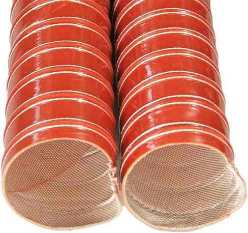 Heavy-Duty 3in Silicone Brake Cooling Duct Hose - Flexible Ventilation & Heating for Automotive Induction & Vacuum Systems (102mm / 4 1/8") in Saudi Arabia