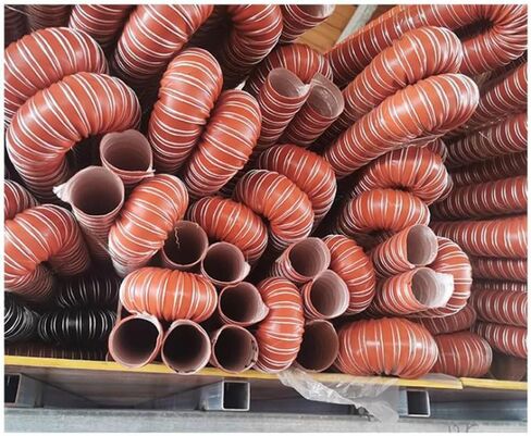 3FT Flexible Dryer Vent Hose 4in Silicone Exhaust Duct, Insulated HVAC Ducting Kit for Tight Spaces - 305mm (12") Vacuum Air Duct Hose in Saudi Arabia