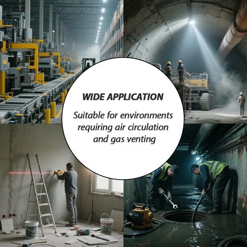 16ft PVC Flexible Ducting Hose Retracts Into Self-Contained Carry Bag, 12Inch Flame Retardant HVAC Ducting with Adjustable Belt for Ventilation & Exhaust (12inch x 16ft w/bag) in Kuwait