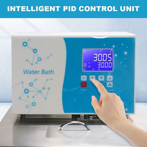 HNZXIB 10L Capacity Compact Lab Heated Circulator, 300℃,110V High Temperature Circulator Water/Oil Bath,for Reactor Evaporator Heating in Kuwait