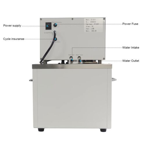 HNZXIB 10L Capacity Compact Lab Heated Circulator, 300℃,110V High Temperature Circulator Water/Oil Bath,for Reactor Evaporator Heating in Kuwait