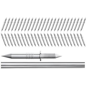 100 Pieces of Double-Headed Baseboard Nails, Seamless and Traceless, Specially Designed for Solid Wood baseboards, Invisible and Safe Screws. (100) in Kuwait