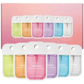 6 Pcs Hand Sanitizer Spray, Portable Power Mist Hydrating Hand Sanitizers Spray for Adults and Kids, 7.8 FL. OZ. Travel Size, 5 Scents in Kuwait