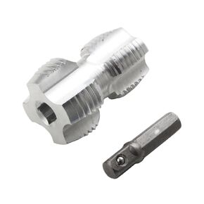 4/6 Point Pipe Thread Tap Set - Tapered Water Pipe Opener for Inner Hole Drilling (Hand/Electric Drill)(Iron Model) in Kuwait