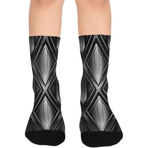 جوارب فاخرة للمشي لمسافات طويلة داكنة عصرية - جوارب شتوية حرارية سميكة دافئة للأطفال الصغار للأولاد والبنات للمدرسة، والارتداء اليومي والأنشطة الخارجية in Kuwait