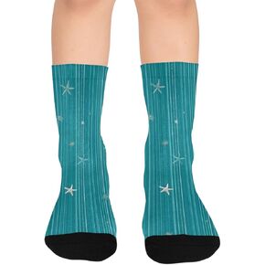 جوارب Galaxy Slant Motif Star للتنزه سيرًا على الأقدام - جوارب شتوية حرارية سميكة دافئة للأولاد والبنات للمدرسة، والارتداء اليومي والأنشطة الخارجية in Kuwait