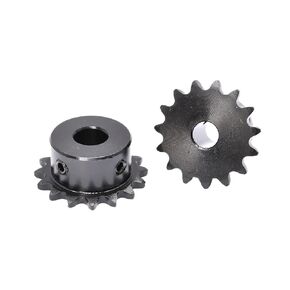 ترس ترس محرك ثقيل من الفولاذ 6 مم تتحمل عجلة ضرس صناعية محرك سلسلة محرك 04C ترس 45 # فولاذ 12-20 سن (12 سن) in Kuwait