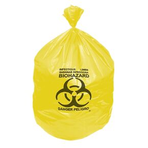 بطانات الرعاية الصحية من هيريتيدج باج، عندما تكون السلامة والأداء مهمين. 30 بوصة × 43 بوصة، أصفر، 1.3 مل، 200، مطبوعة للرعاية الصحية in Kuwait