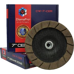 عجلة طحن الخرسانة السيراميكية ذات حافة سيراميك مقاس 7 بوصة، طحن وإعداد وإزالة الطلاء (30 حبيبة) in Kuwait