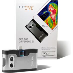 Flir One Pro - كاميرا التصوير الحراري للهواتف الذكية iOS (iPhone 15 وأحدث W/USB -C) ، دقة فائقة 320 × 240 (160 × 120 IR) in Kuwait