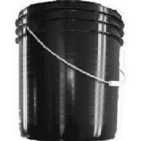 Leaktite #B5GSKD 5GAL Black Plastic Pail in Kuwait