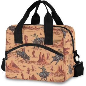 كيس غداء لطيف للنساء للنساء معزولات الغداء صندوق حمل مع حزام الكتف قابل للفصل ومقبض حمل ، حقيبة مبردة قابلة لإعادة الاستخدام للعمل المدرسي النزهة in Kuwait