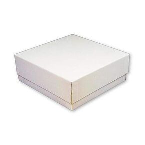 Phenix Research Products 3" White Freezer Box with 81 Place Divider, No Drain Holes, 5 1/4" x 5 1/4" x 3", Pack of 10 in Kuwait