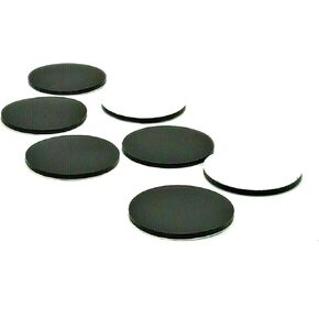 Round Self Adhesive Silicone Rubber Feet - 2" Diameter Black Rubber Feet Self Stick Bumper Pads Black Rubber Bumpers Self Adhesive Rubber Spacer Adhesive Rubber Feet (8) in Kuwait