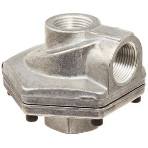 Parker 0R50B Die Cast Aluminum Quick Exhaust Valve with Nitrile Static Seal, 1/2" NPTF Inlet x 1/2" NPTF Cylinder x 1/2" NPTF Exhaust, 450 scfm Flow, 3 - 150 psi in Kuwait