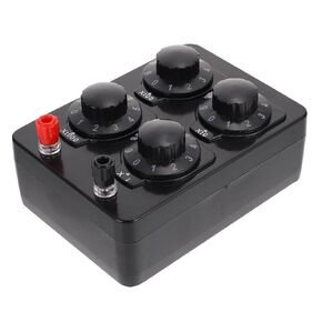 Healifty Physical Electrical Adjustment Resistance Box Variable Resistance Box 0-9999 Ohm for School Lab Use in Kuwait
