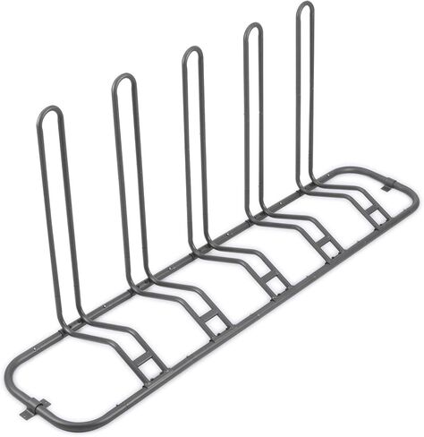 XCSOURCE Bike Parking Stand, Bike Rack Bicycle Floor Parking Stand for 5 Bikes, Adjustable Dual Purposes Bike Storage Holder for Garage, 2 Extra Floor Anchor Brackets Available, Indoor & Outdoor in Kuwait