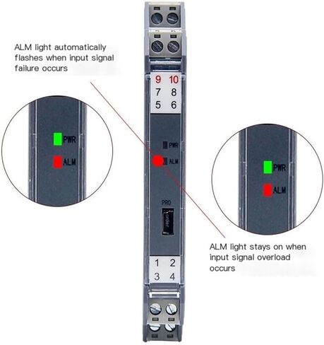 MJGD Intelligent Signal Isolator DC Voltage Current Analog Distribution Module Two Input Output 4-20mA 0-10V(4-20mA to 4-20mA) in Saudi Arabia