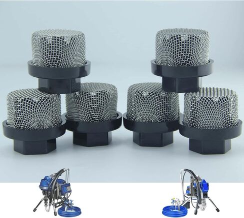(6/Pack) 246385 Hose Inlet Strainer Filter Inlet Suction Strainer Mesh Filter for Graco 495 Ultra 395 390 Airless Wagner Spraytech Titan Paint Pumps, Paint Spray Guns in Saudi Arabia