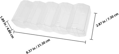 2pcs Clear Plastic Poker Chip Organizer Box with Storage for Chips for Card Protection and Easy Access in Saudi Arabia
